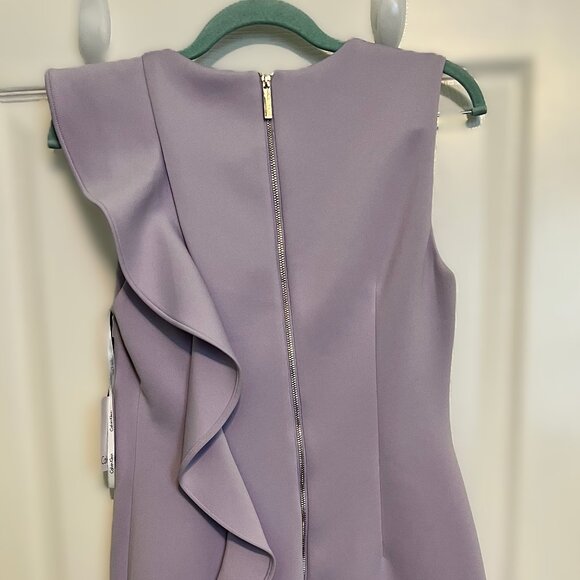 NWT Lavendar Calvin Klein Dress, Size 4 - Picture 5 of 6